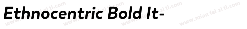 Ethnocentric Bold It字体转换